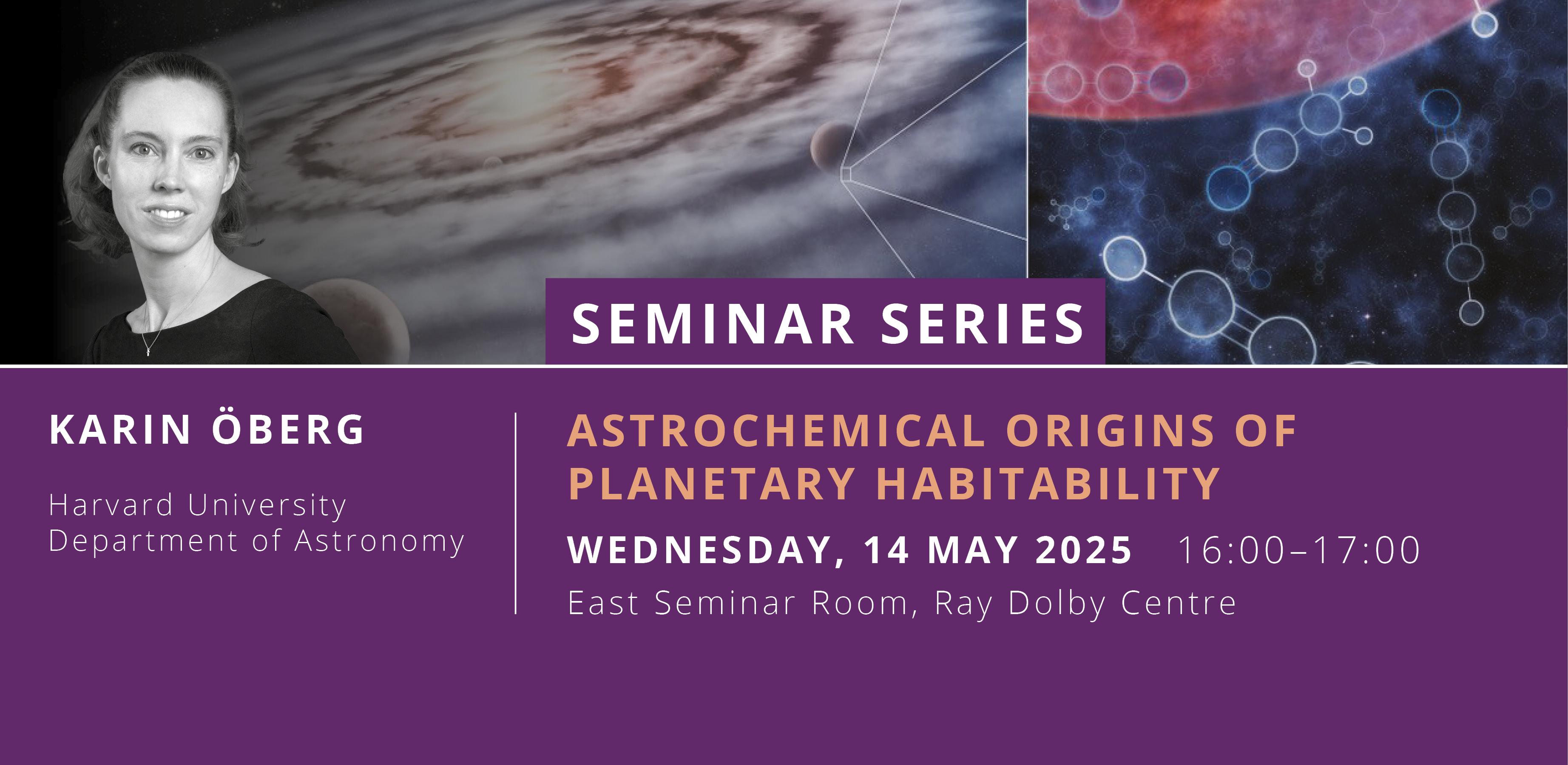 LCLU Seminar series by Karin Oberg 